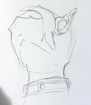 Frieren-Looking-Up-drawing-how-to-draw-step-by-step