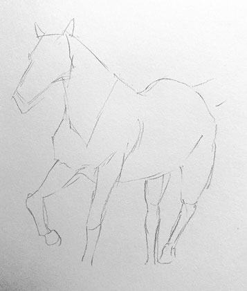 horse-drawing-outline-easy-simple-fun-kids-beginner-step-1