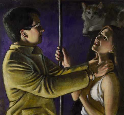 puttin-on-necklace-by-joel-barnett-at-barnett-art-gallery-greenville-sc