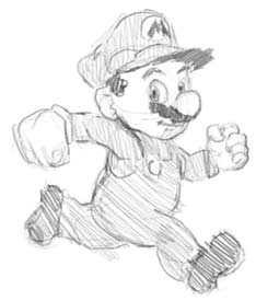 how-to-draw-mario-easy-simple-fast-tutorial-drawing-sketch-luigi-art-artwork-artist