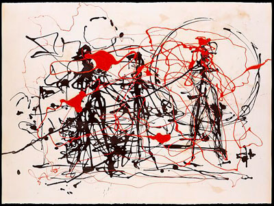 pollock-original-signed-art-painting-artist-paintings-paint-drip-jackson-new-york-gallery-art-arts