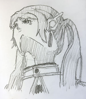 Frieren-drawing-easy-looking-up-funny-meme-fun-cool-step-by-step-sketch-beyond-journey-anime-friangle different angles