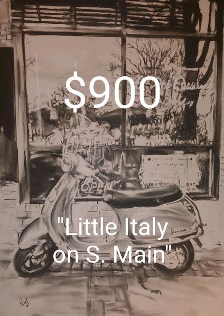 little-italy-on-south-main-street-original-greenville-sc-artwork-from-artist-noel-jeff-n-byrd-drawing-charcoal