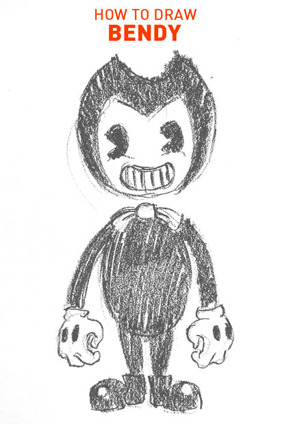 bendy-drawing-easy-step-by-step-how-to-draw-video-game-ink-machine-fun-kids-boris-dark-survival-secrets-nightmare-run-sketch-pencil-cartoon-sketching-bendi-realistic