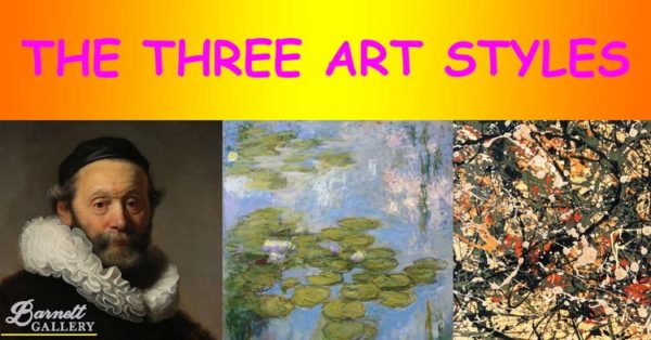 The Three Different styles / types of Visual Arts / Painting - Barnett ...