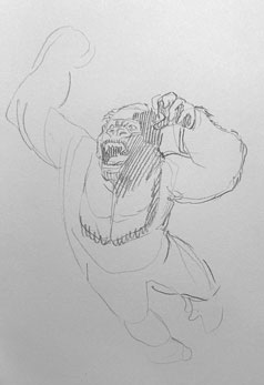 how-to-draw-king-kong-drawing-step-by-step-easy-simple-quick-fast-draw-sketch-kingkong-donkey