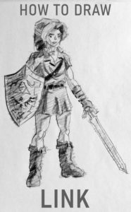 how-to-draw-zelda-link-drawing-easy-simple-step-by-step-the-legend-of-ocarina-of-time-sketch-paint-coloring-quick-fast-zelda-drawing-beginners-advanced-artist-pencil