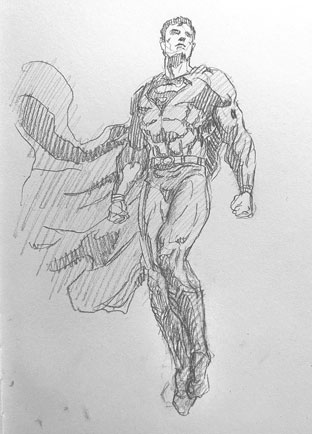 how-to-draw-superman-drawing-easy-simple-fast-sketch-sketching-draws-quick-sketching-pencil-pen-paper-comic-book-comics-superhero-cape-super-man