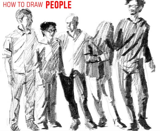 realistic human sketches